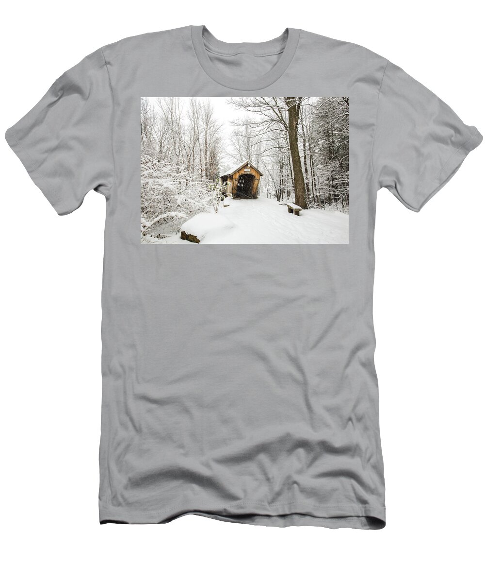 Snow T-Shirt featuring the photograph Winters Return by Robert Clifford