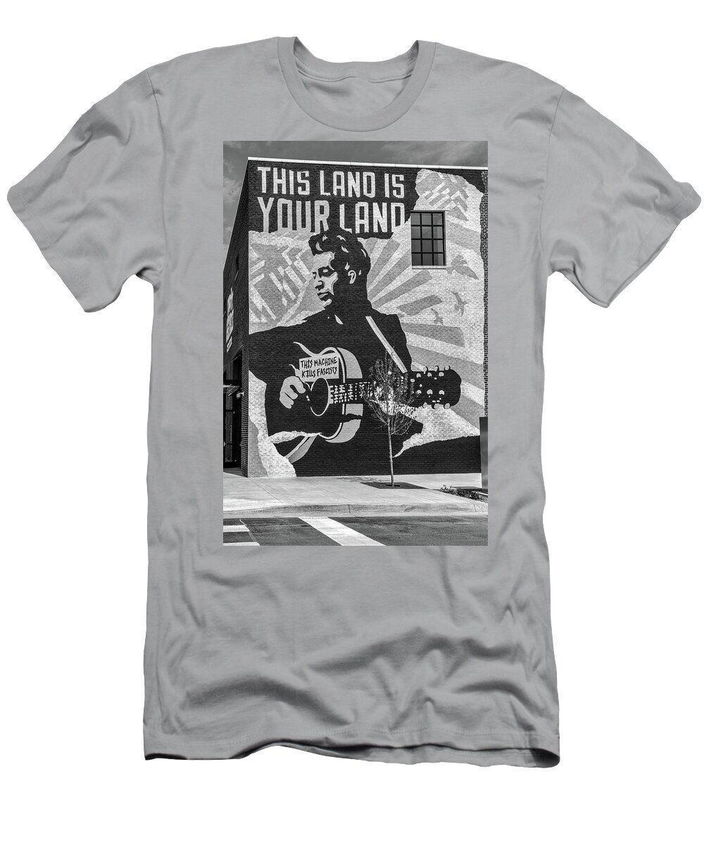 Oklahoma T-Shirt featuring the photograph Woody Guthrie Center by Bert Peake