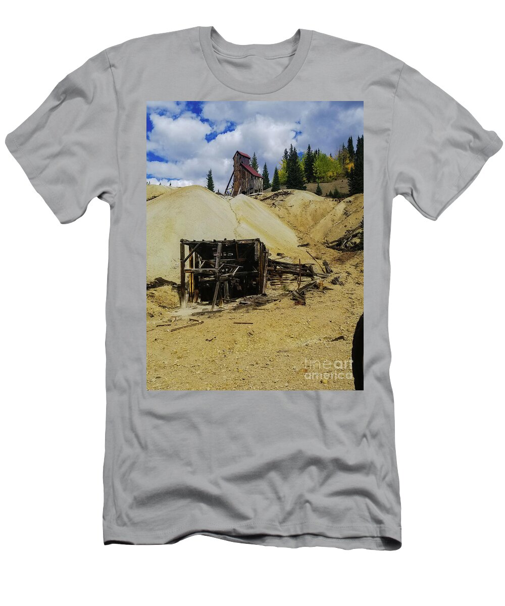 Mine T-Shirt featuring the photograph Yankee Girl Mine by Elizabeth M