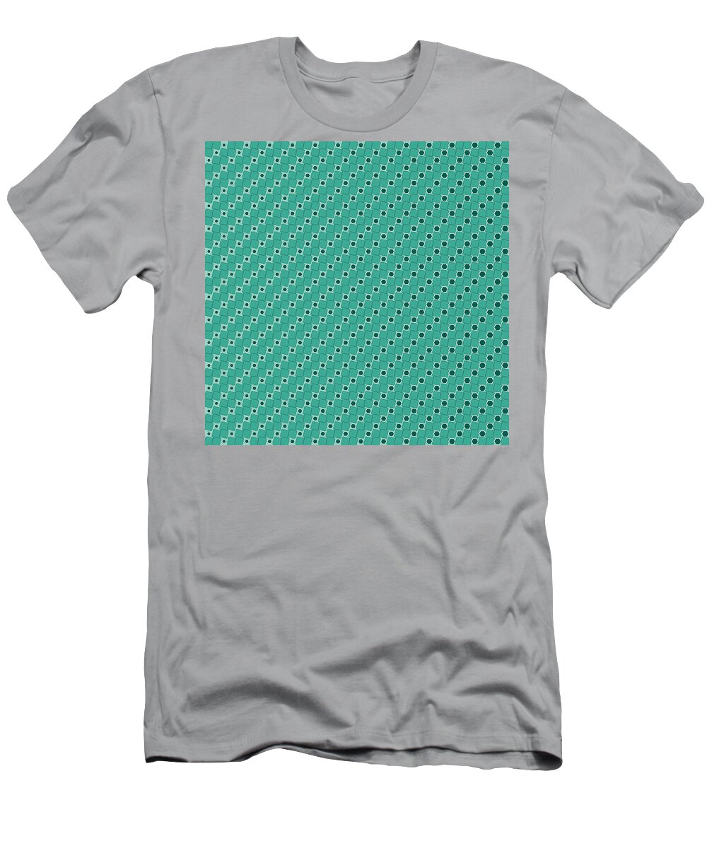 Green T-Shirt featuring the digital art 02.01.2023 - 01 #02012023 by Marko Sabotin