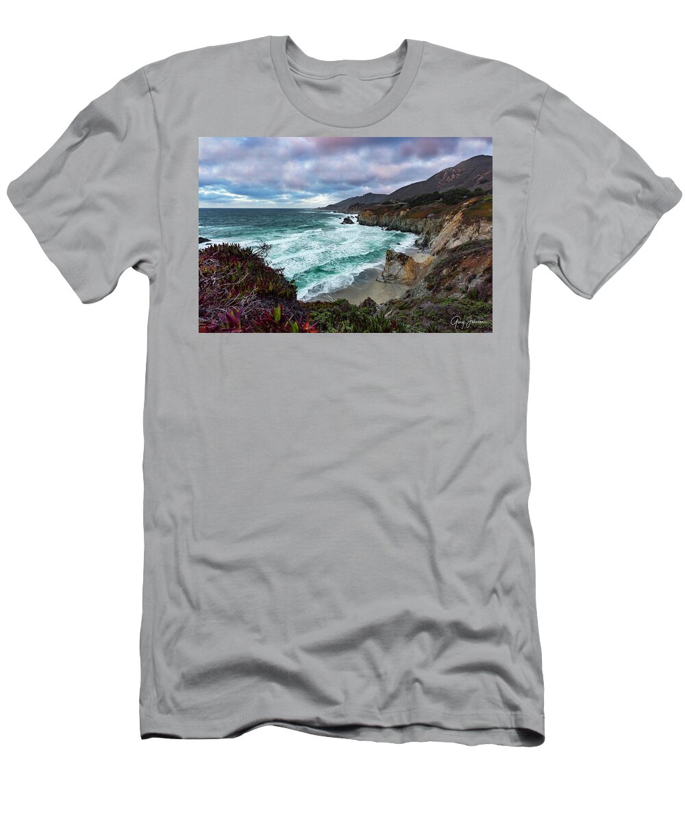 Pacific-ocean T-Shirt featuring the photograph Aqua Marine #1 by Gary Johnson