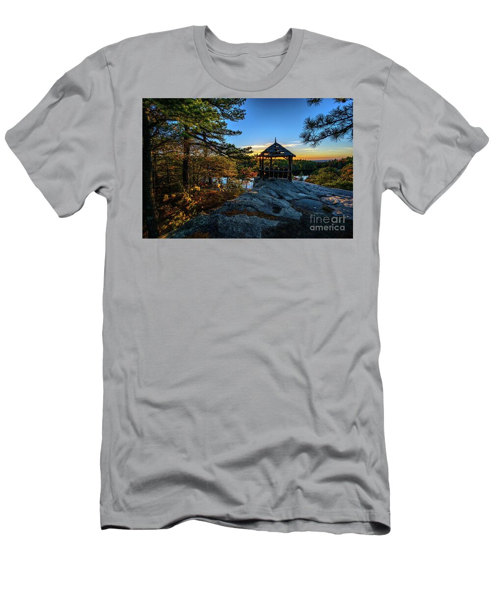 2020 T-Shirt featuring the photograph Autumn on a Secret Lake #1 by Stef Ko