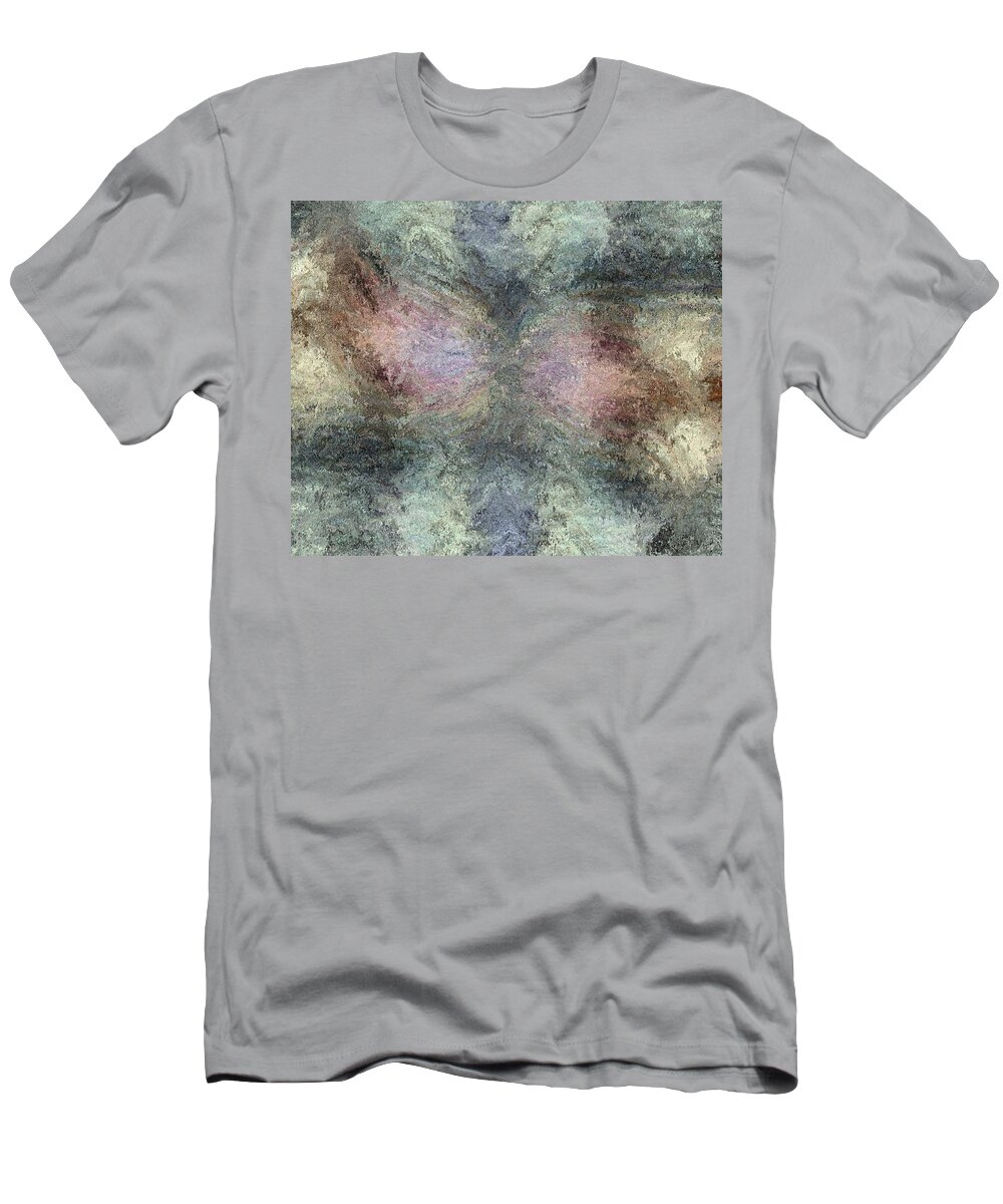 #abstract #abstractart #digital #digitalart #wallart #markslauter #homedecor #facemask #apparel #stationary T-Shirt featuring the digital art Colored Sands II by Mark Slauter