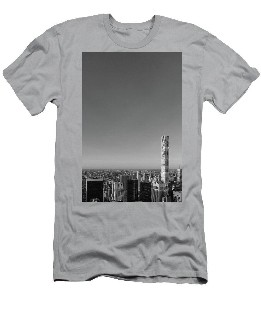 New York T-Shirt featuring the photograph Midtown Manhattan #1 by Alberto Zanoni
