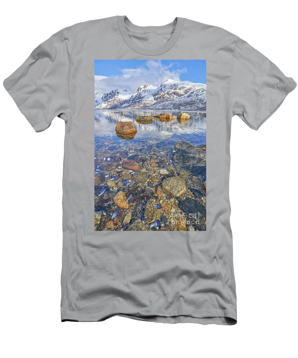 Reflection T-Shirt featuring the photograph Norway #1 by Brian Kamprath