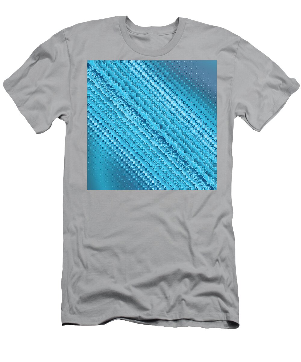 Abstract T-Shirt featuring the digital art Pattern 14 #1 by Marko Sabotin