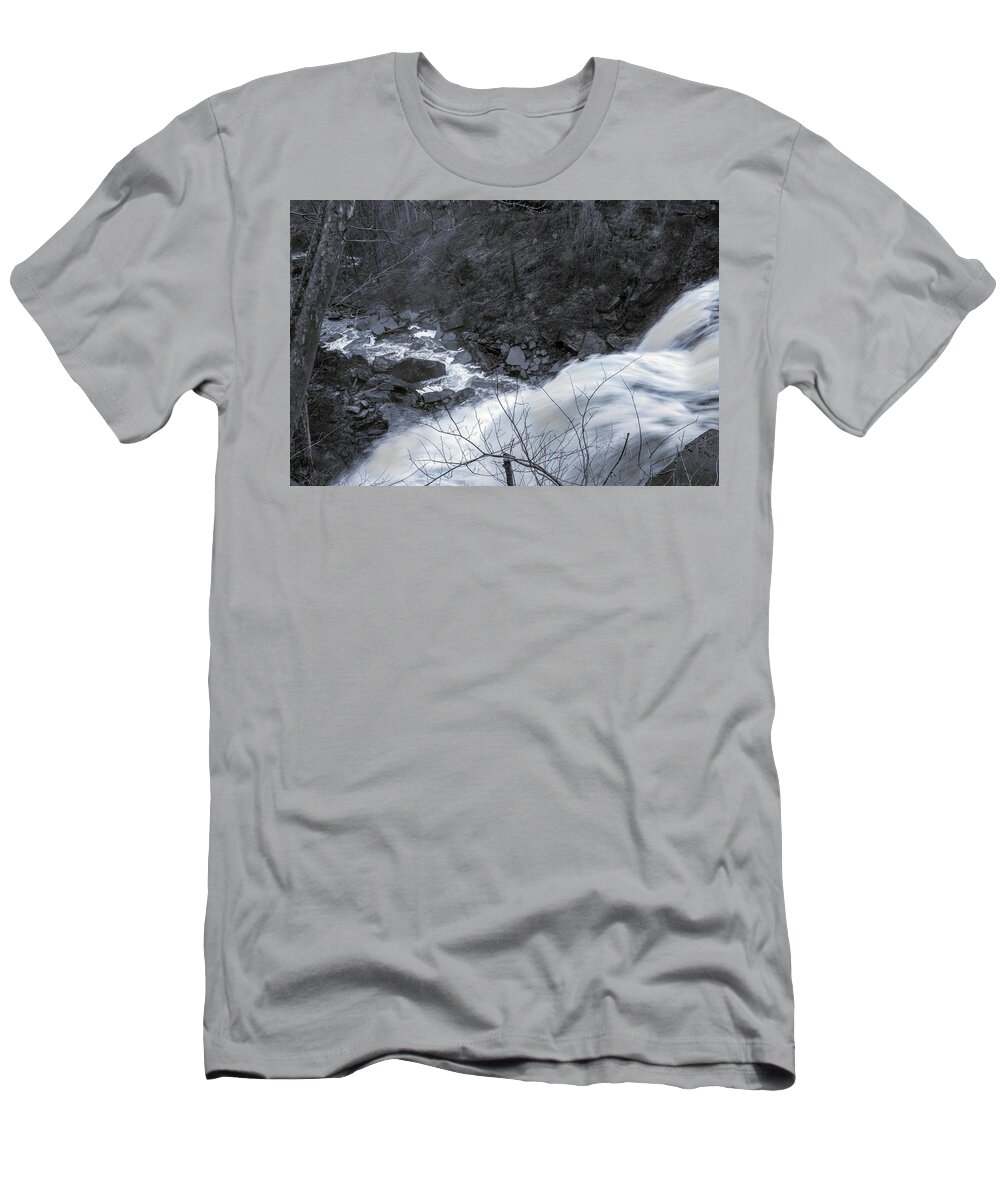  T-Shirt featuring the photograph Brandywine Falls by Brad Nellis