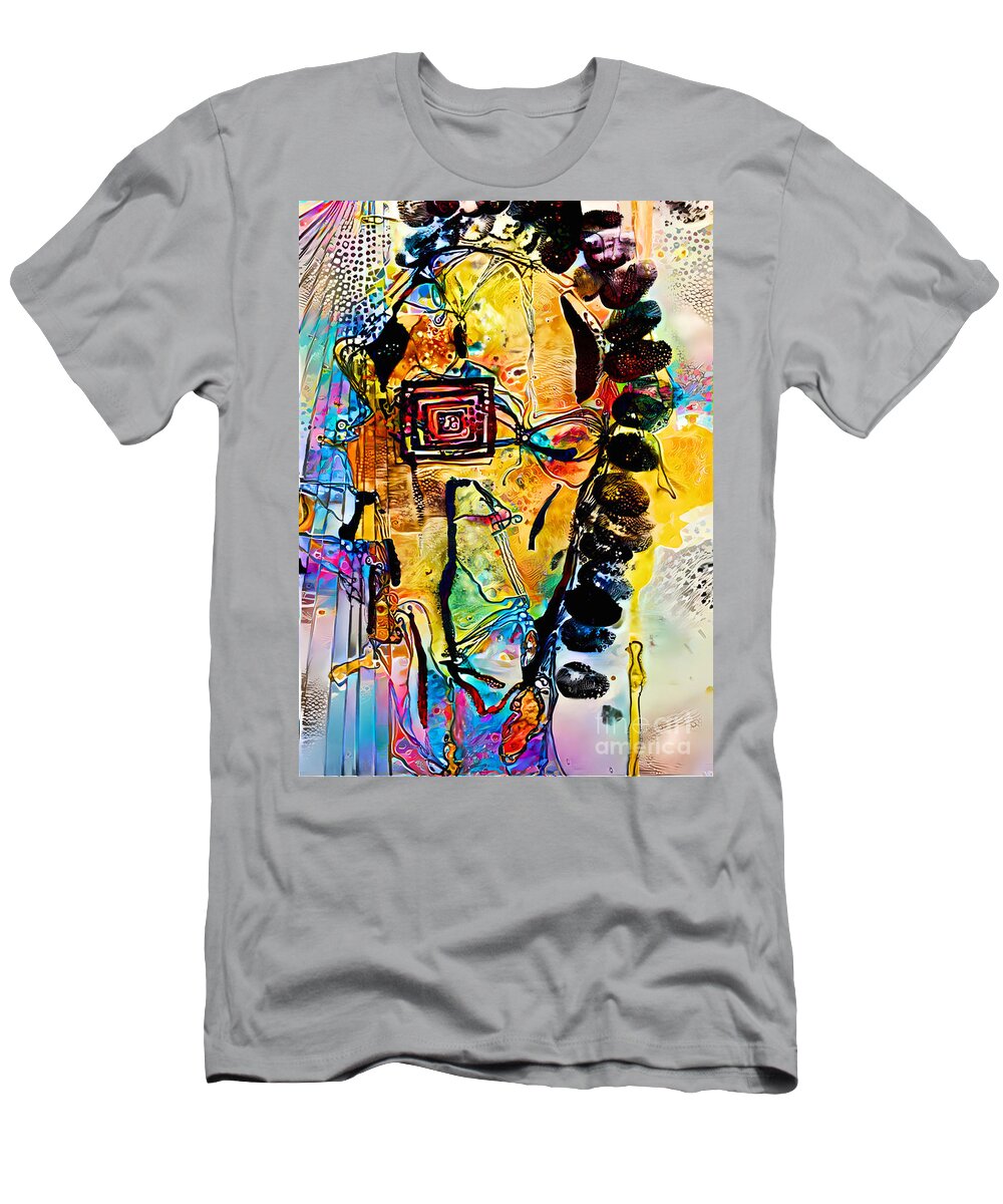 Contemporary Art T-Shirt featuring the digital art 107 by Jeremiah Ray