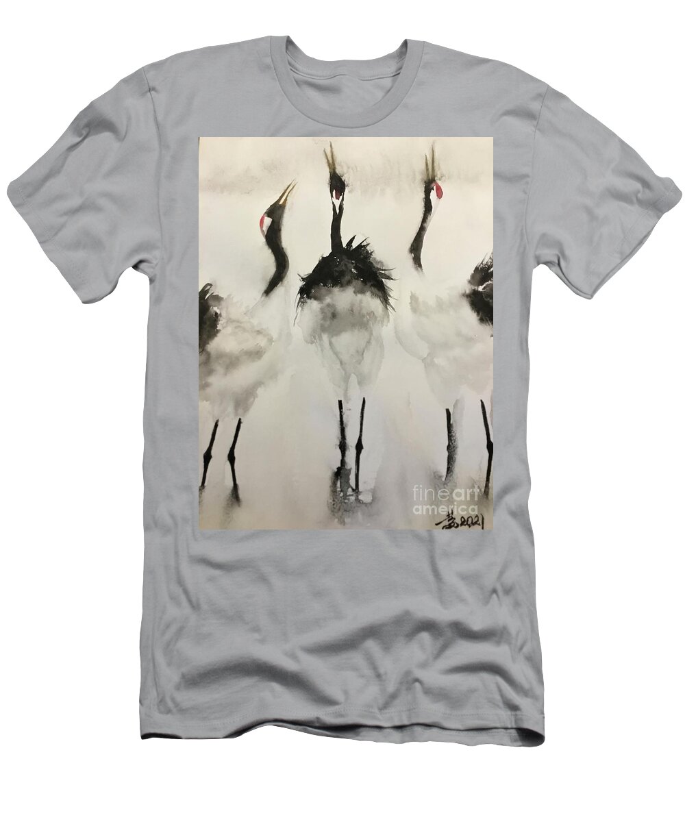 1142021 T-Shirt featuring the painting 1142021 by Han in Huang wong