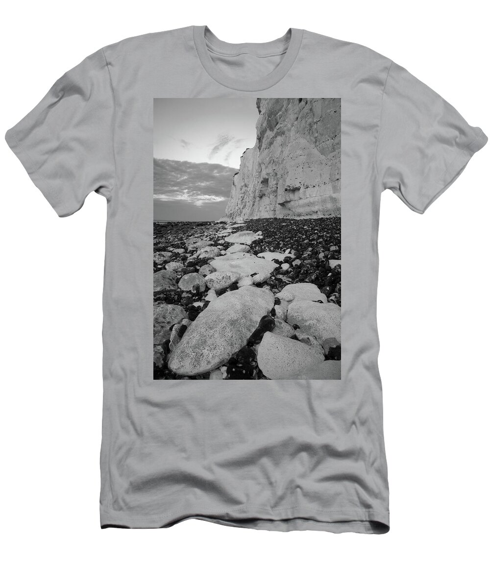 Dover T-Shirt featuring the photograph Morning at the White Cliffs of Dover #13 by Ian Middleton