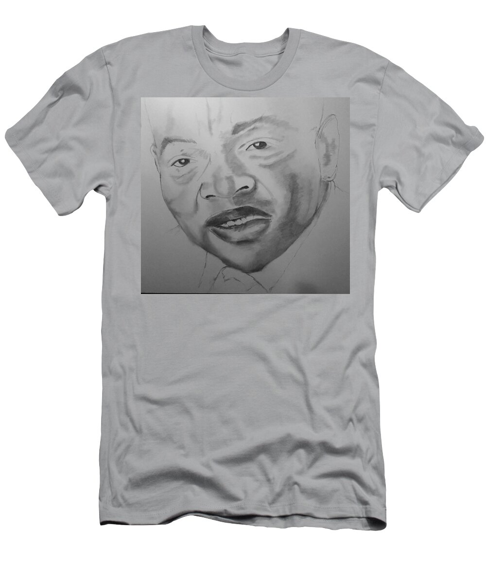  T-Shirt featuring the drawing Good Trouble #2 by Angie ONeal