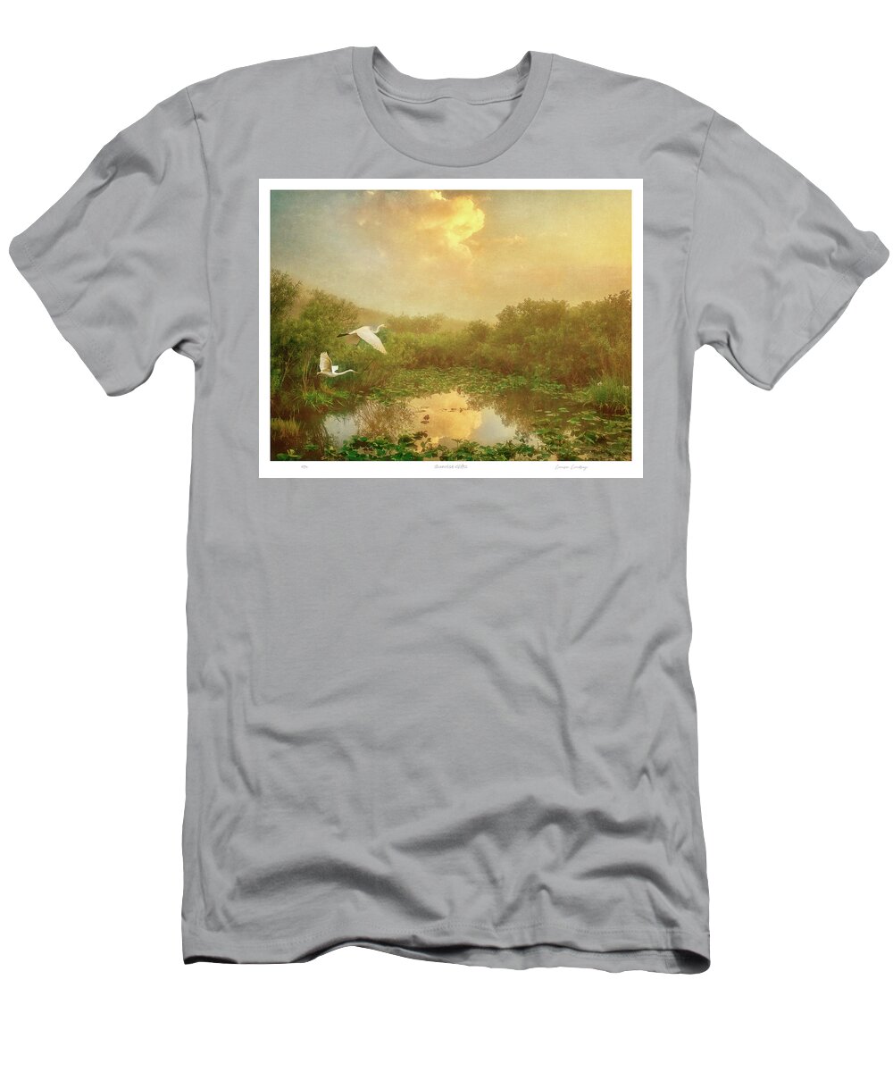 Painterly Photography T-Shirt featuring the photograph Sunrise Gifts by Louise Lindsay