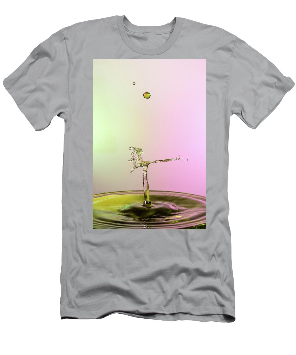 Waterdrops T-Shirt featuring the photograph Bird of Prey by Sue Leonard