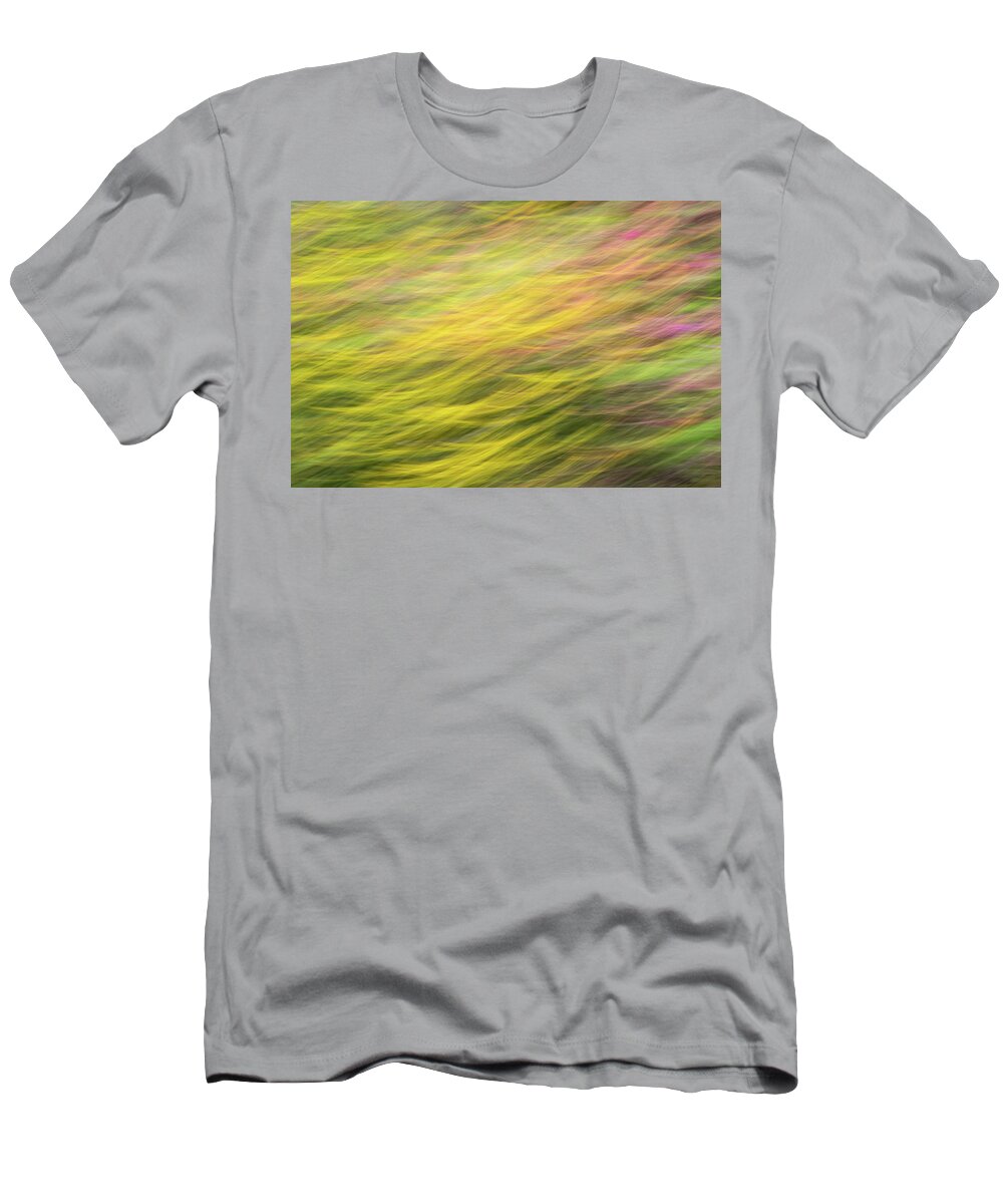 Impressionistic T-Shirt featuring the photograph Summer Garden #3 by Elvira Peretsman