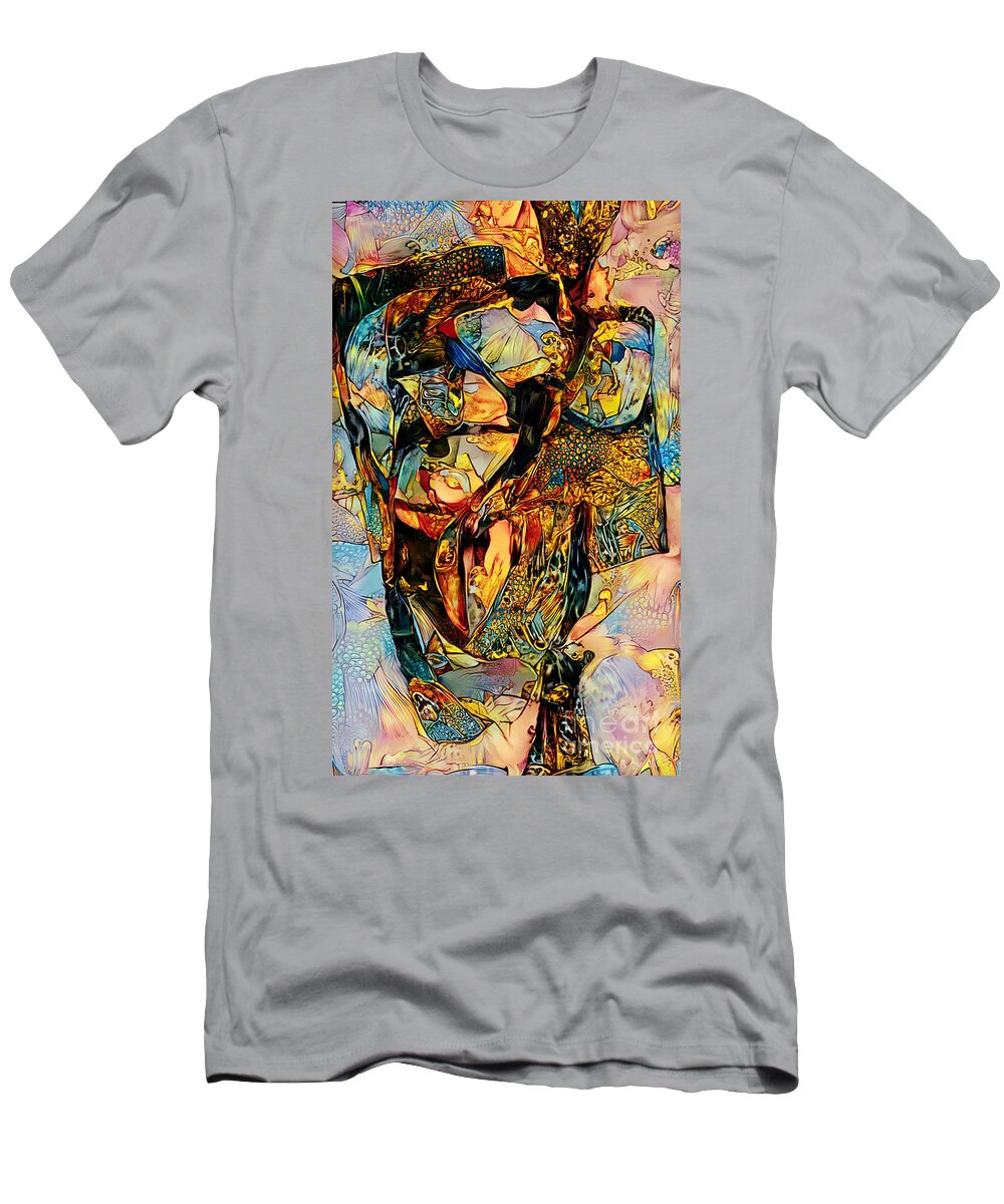 Contemporary Art T-Shirt featuring the digital art 37 by Jeremiah Ray
