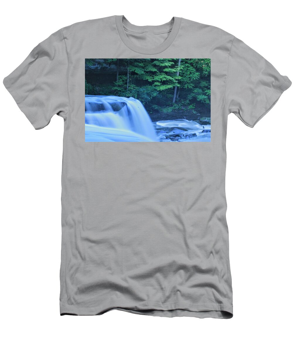  T-Shirt featuring the photograph Great Falls #4 by Brad Nellis