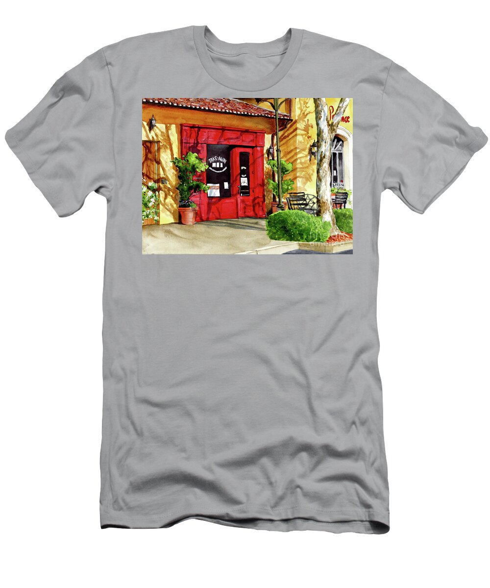 Placer Arts T-Shirt featuring the painting #440 Doorway #440 by William Lum
