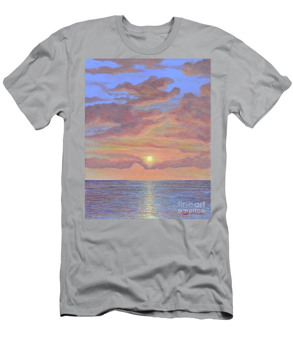Painting T-Shirt featuring the painting A New Day by Aicy Karbstein