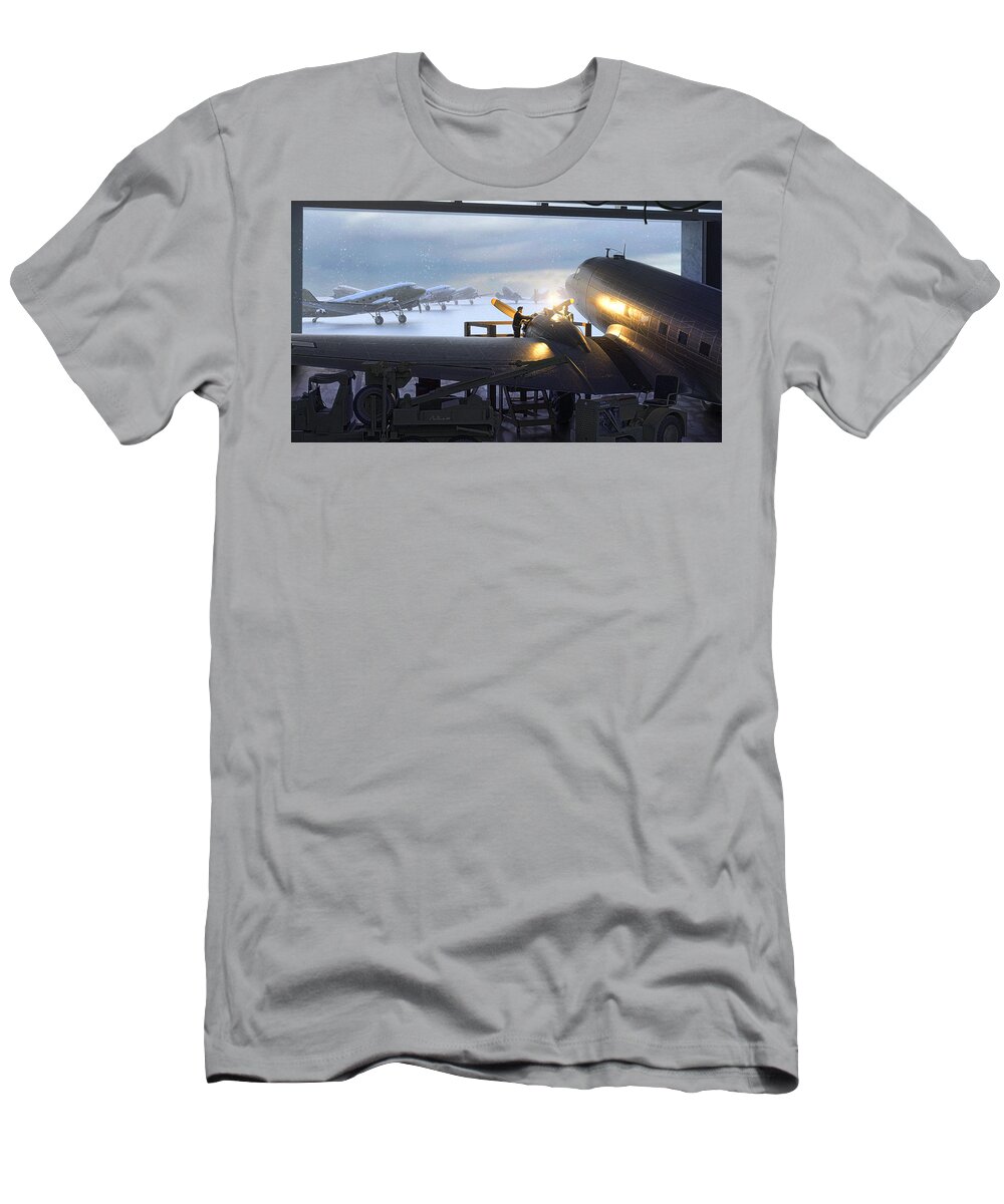 Dc-3 T-Shirt featuring the digital art A New Lease On Life by Adam Burch
