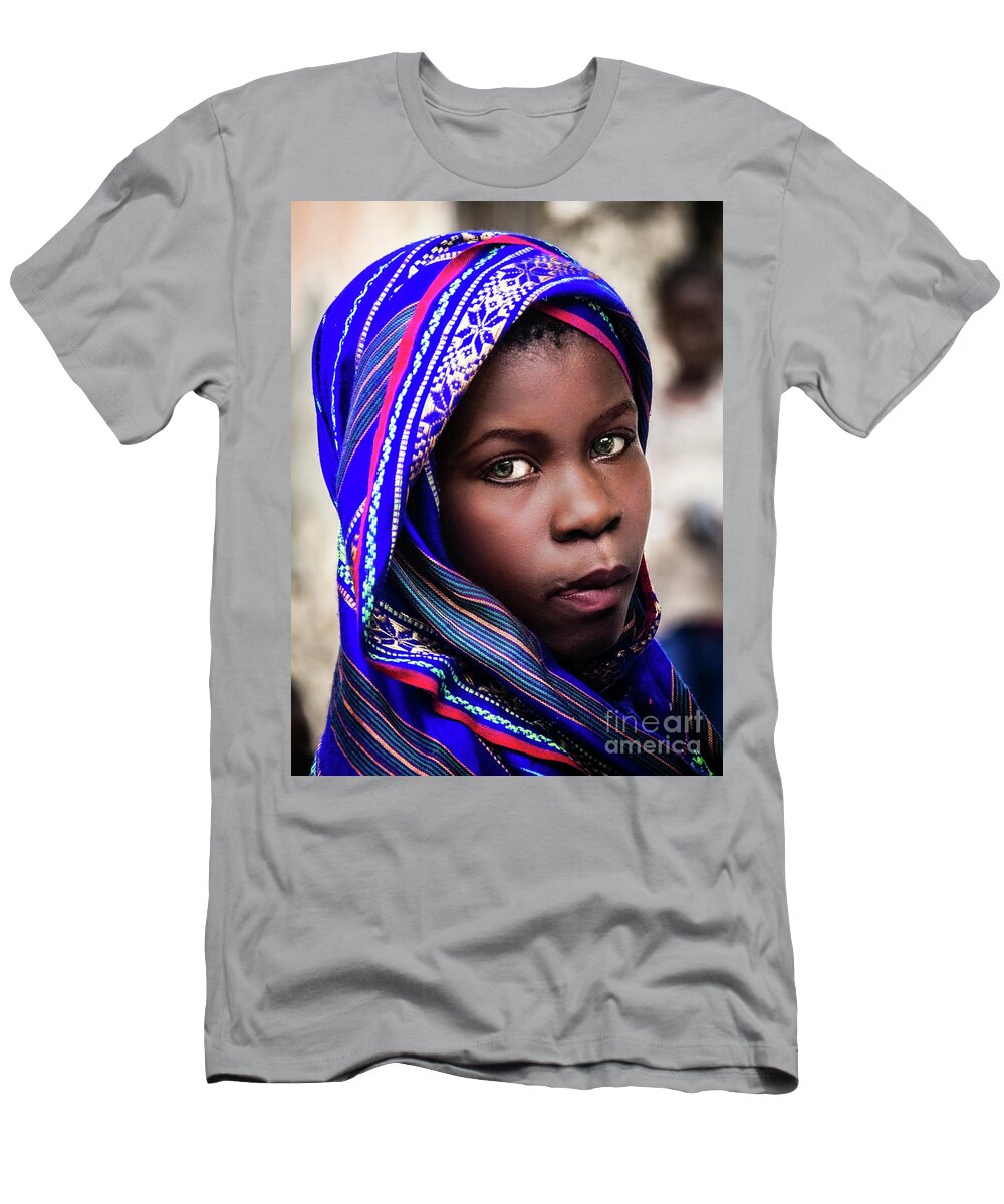 Girl T-Shirt featuring the photograph A penny for her thoughts... by Lyl Dil Creations