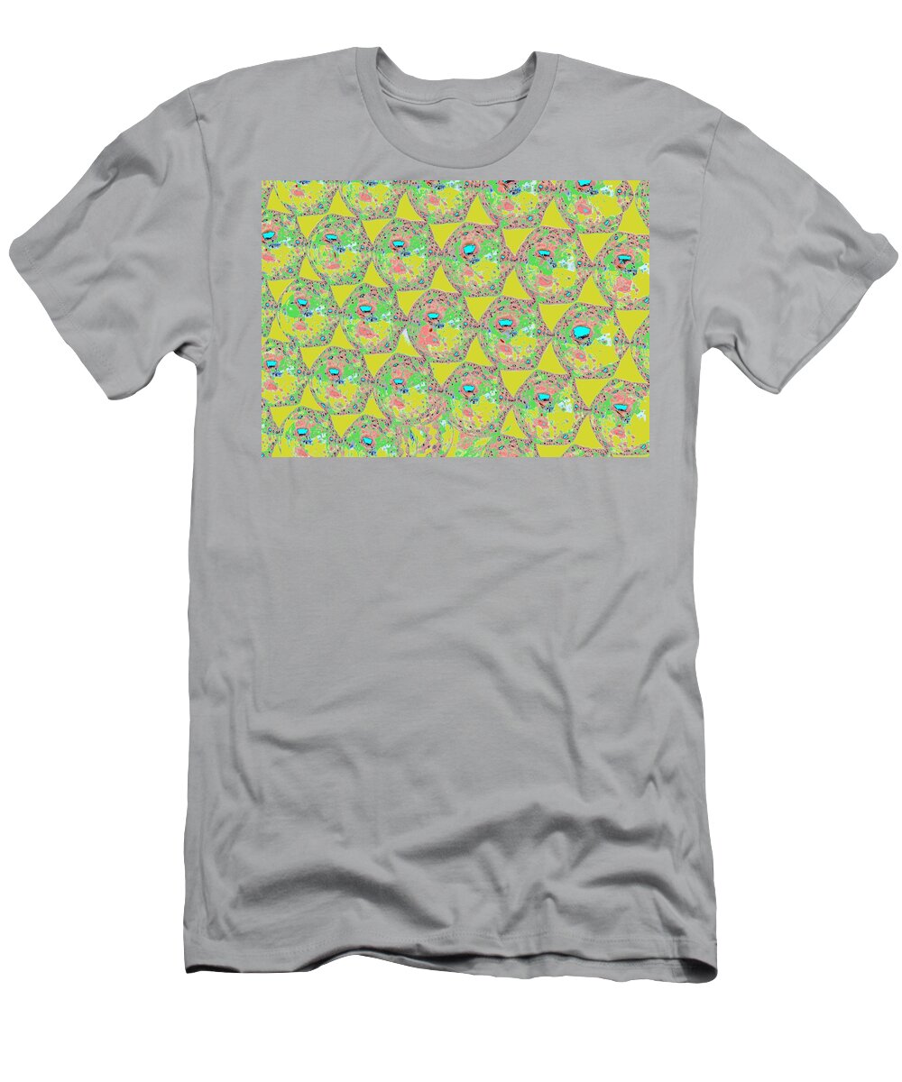 Abstract T-Shirt featuring the digital art Abstract Exressionaryish #15 by T Oliver