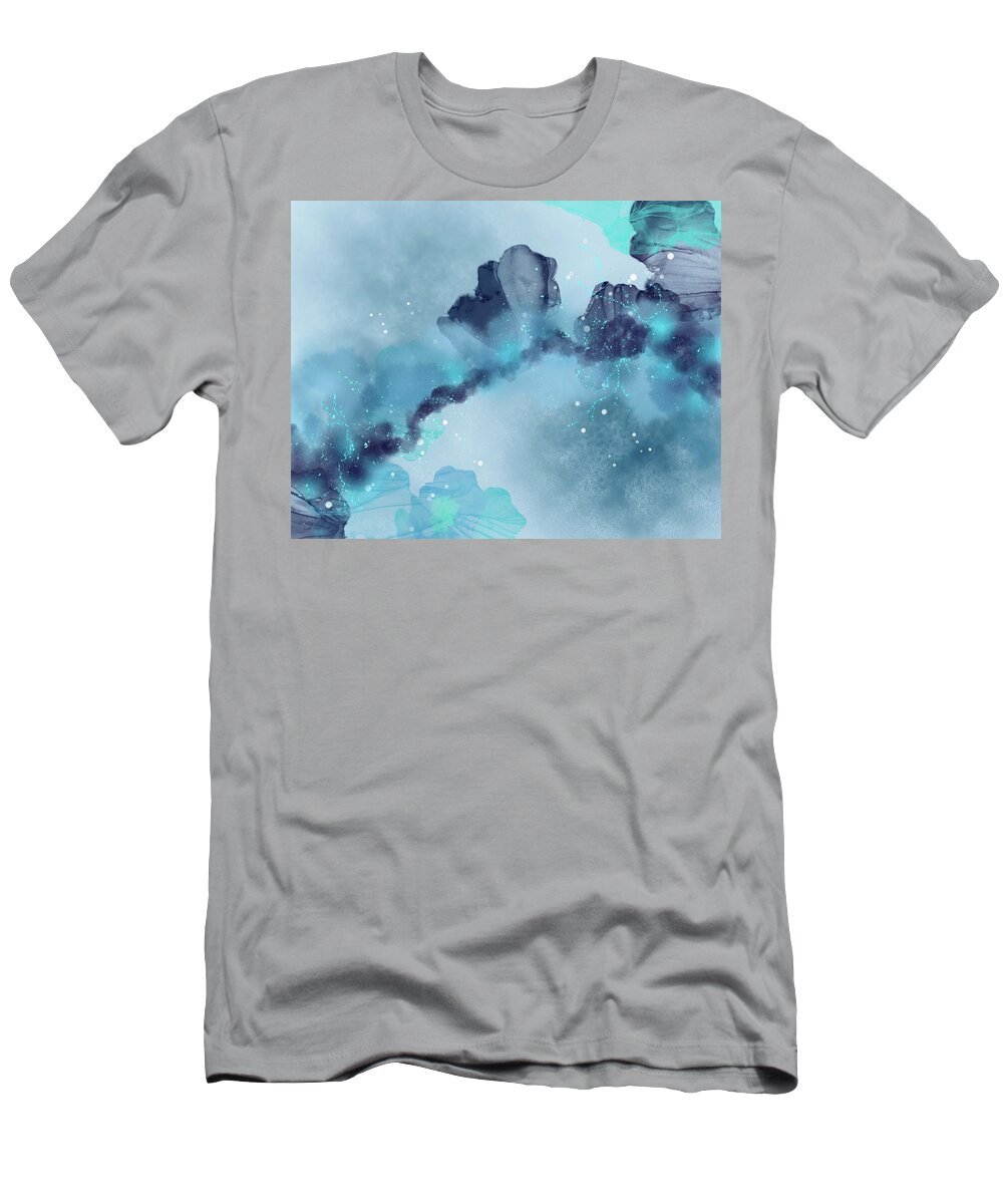 Abstract T-Shirt featuring the painting Abstract Harmony by Art by Gabriele