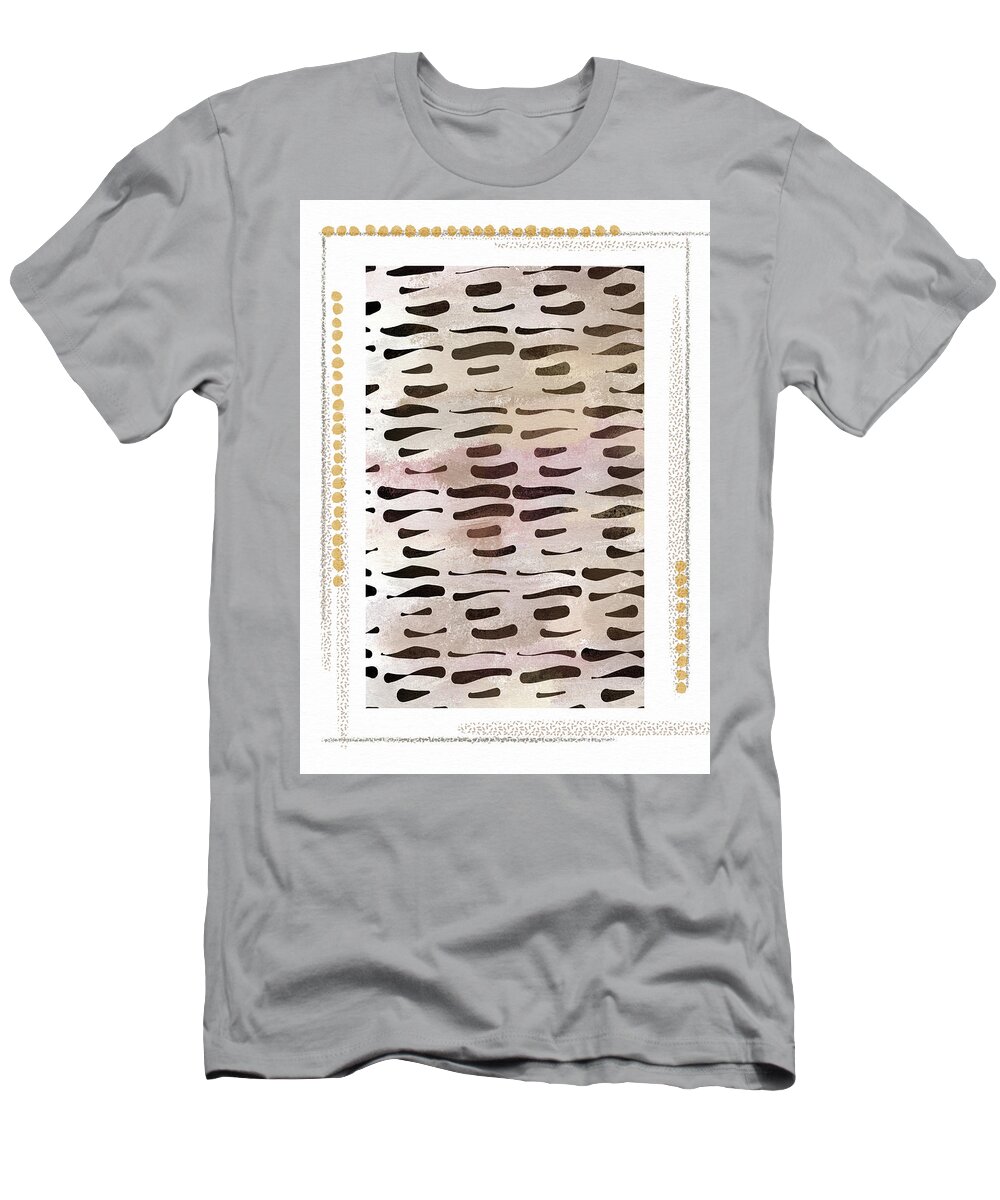 Abstract T-Shirt featuring the digital art Abstract Lines by Irene Moriarty