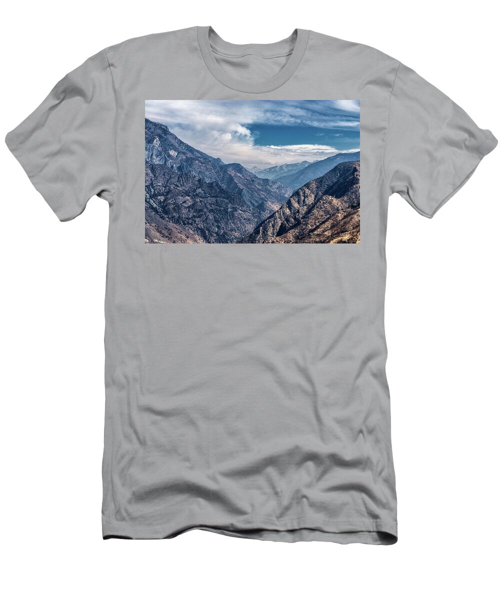 Kings Canyon T-Shirt featuring the photograph Across The Peaks - Kings Canyon - California by Bruce Friedman