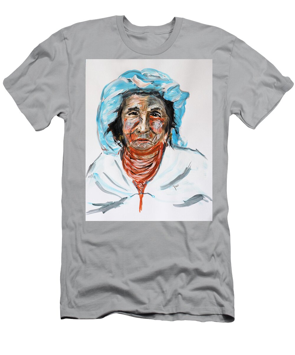 Woman T-Shirt featuring the painting Ageless Beauty by Mark Ross