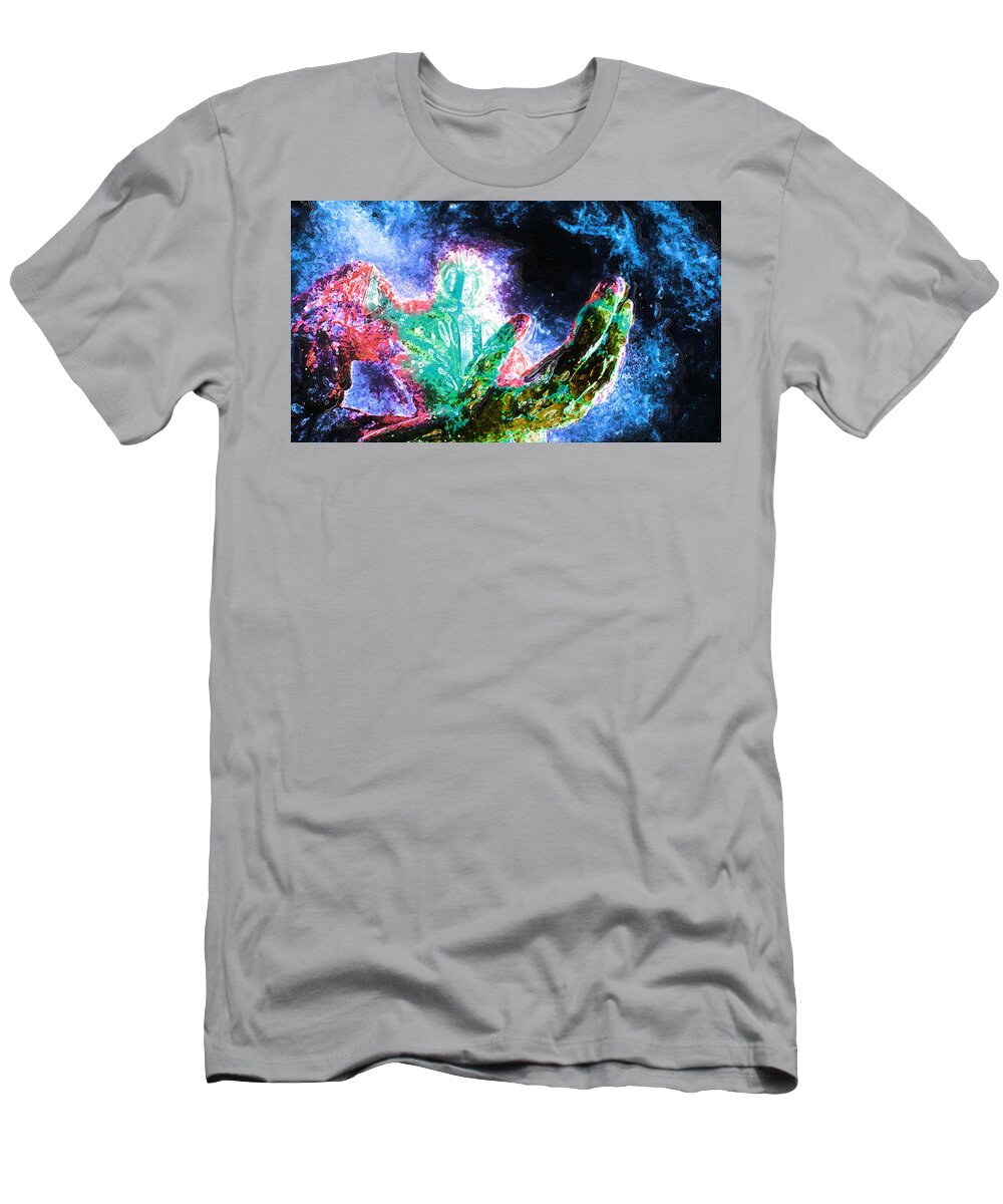 Marvel T-Shirt featuring the digital art Arishem 43 by Aldane Wynter