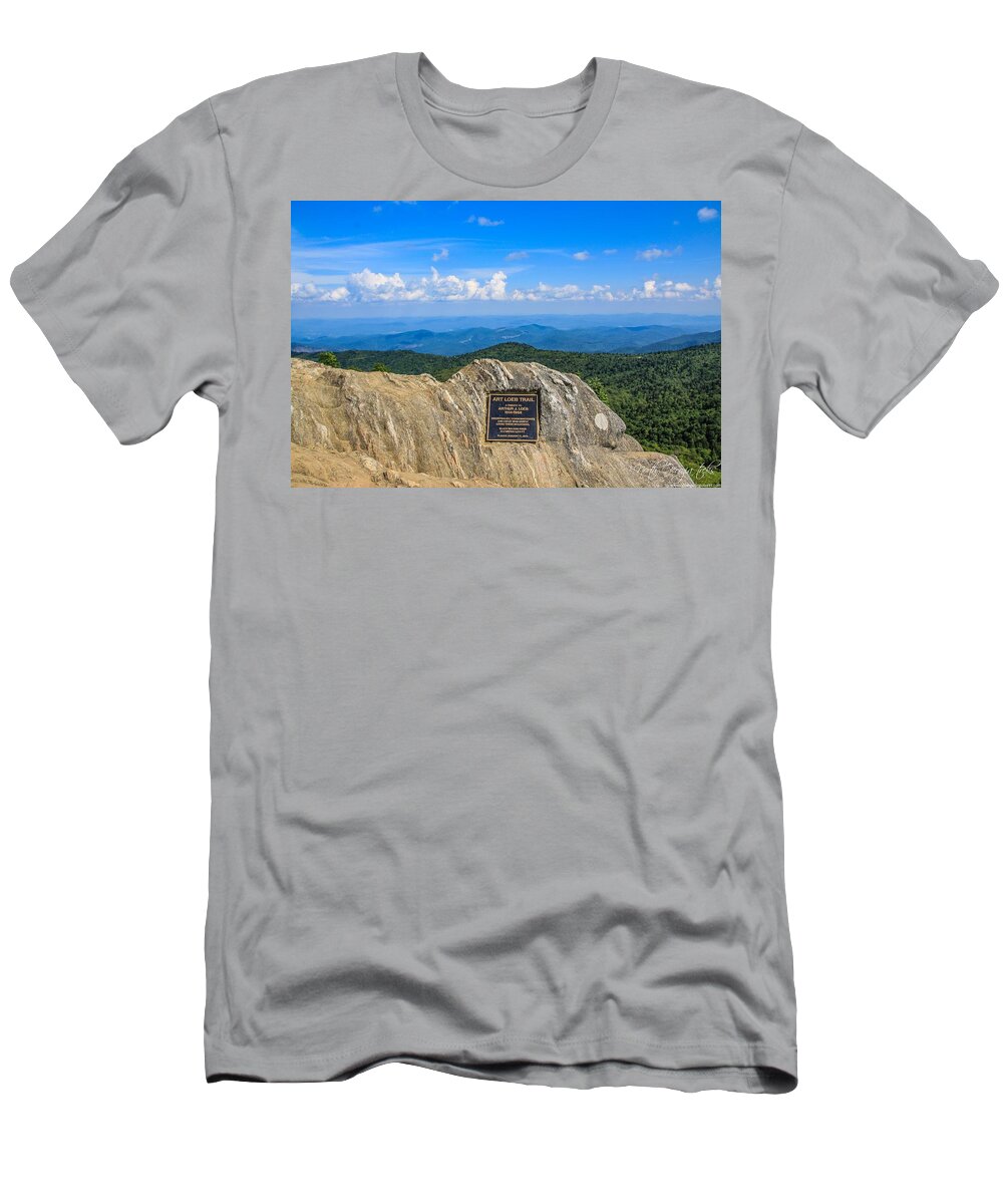 Trail T-Shirt featuring the photograph Art Loeb Trailhead by Richie Parks