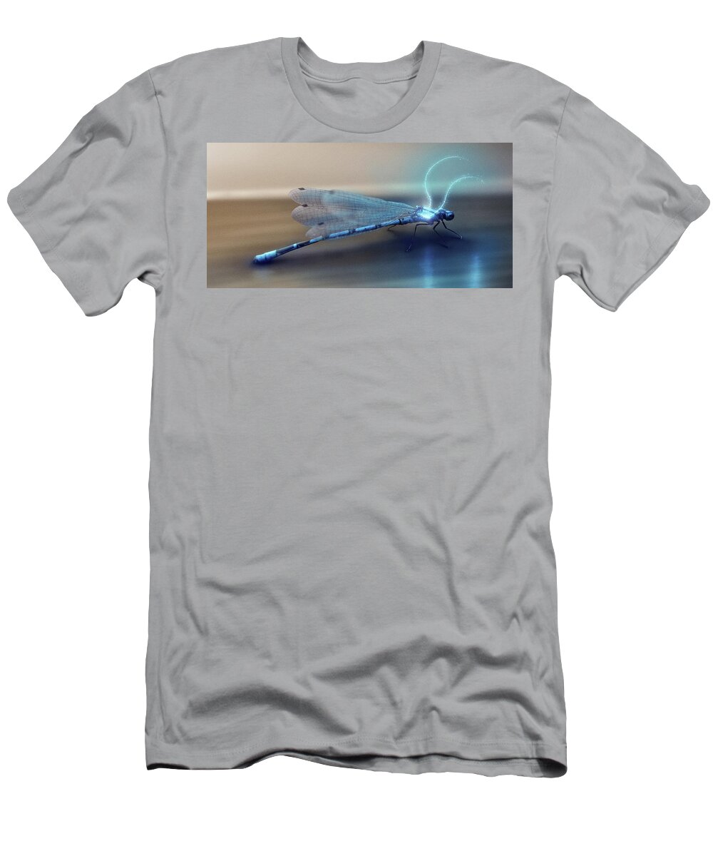 Fantasy T-Shirt featuring the digital art Art - Super Fly by Matthias Zegveld