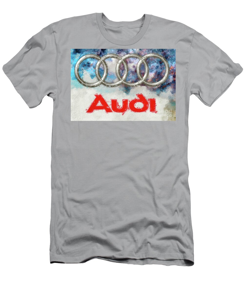 Audi T-Shirt by Jon Neidert - Pixels Merch