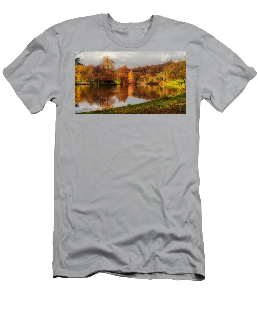 Kent T-Shirt featuring the photograph Autumn in Kent by Brian Toward