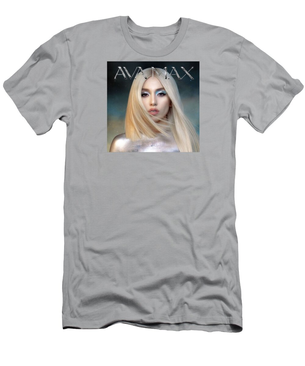 Music T-Shirt featuring the photograph Ava Max Psycho by Nania Sofia