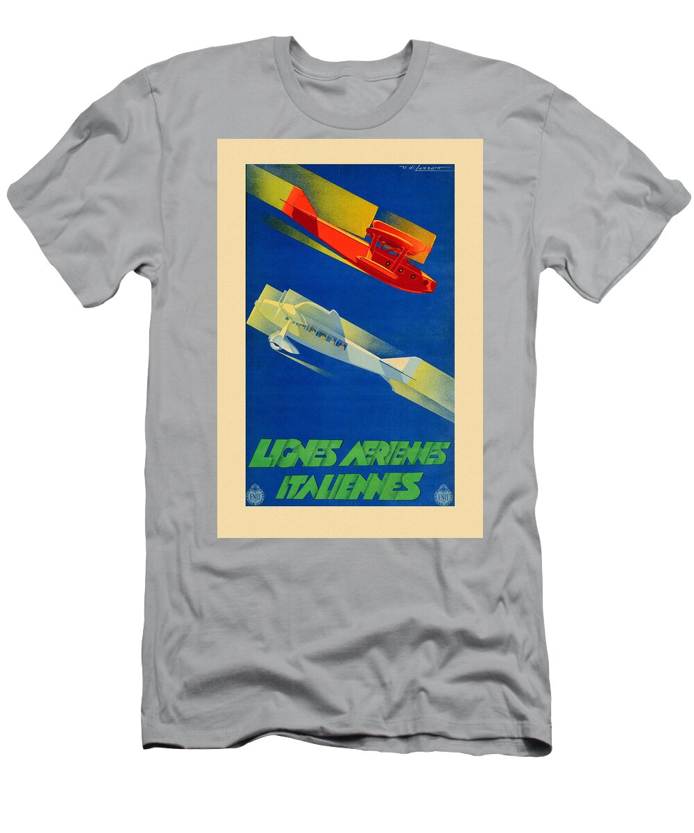 Vintage Airlines T-Shirt featuring the photograph Aviation Art 83 by Andrew Fare