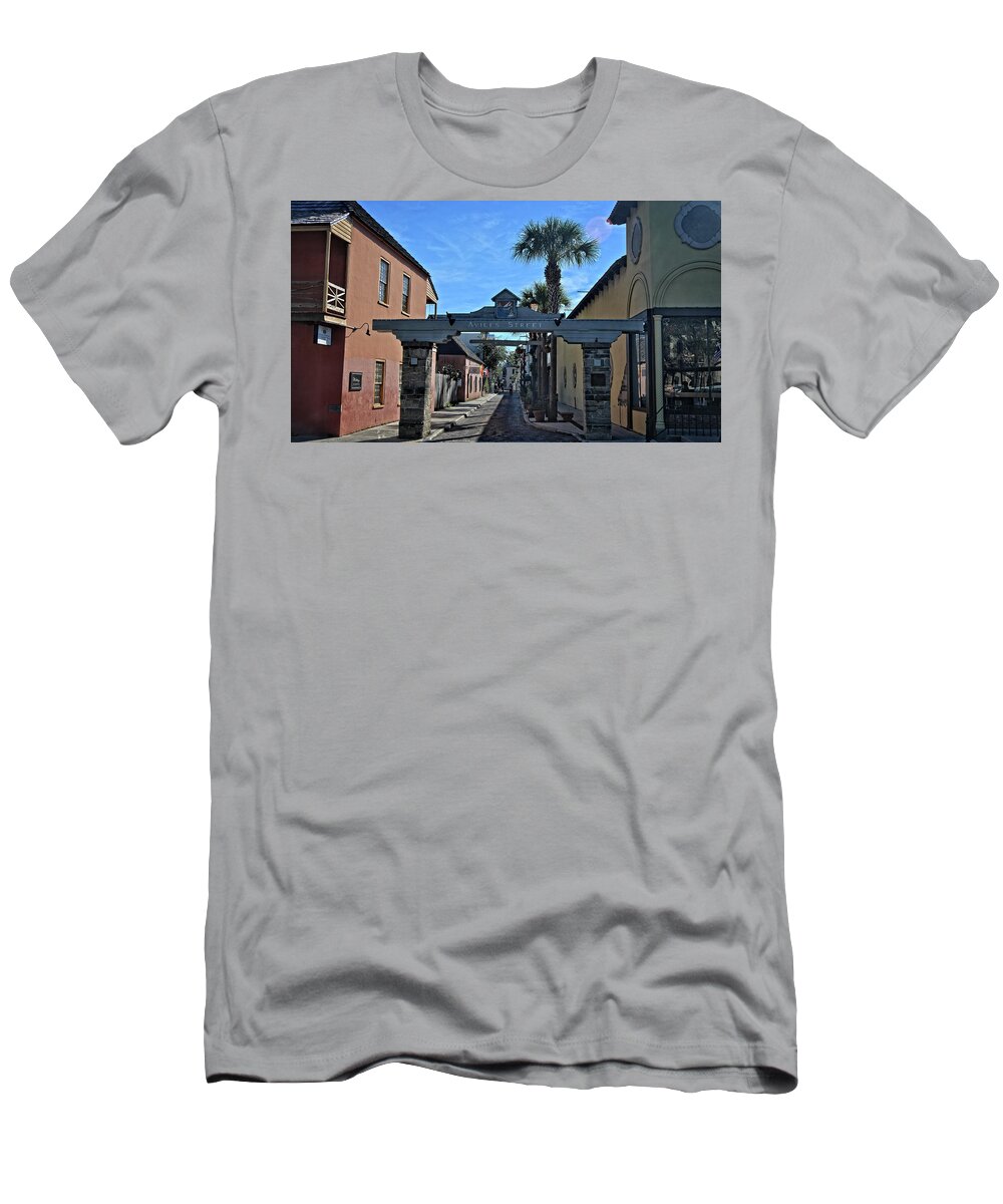 Street T-Shirt featuring the photograph Aviles Street by George Taylor