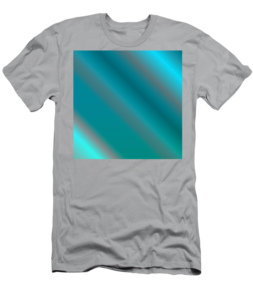 Abstract T-Shirt featuring the digital art Background abstraction glimpses. by Olga Biryukova