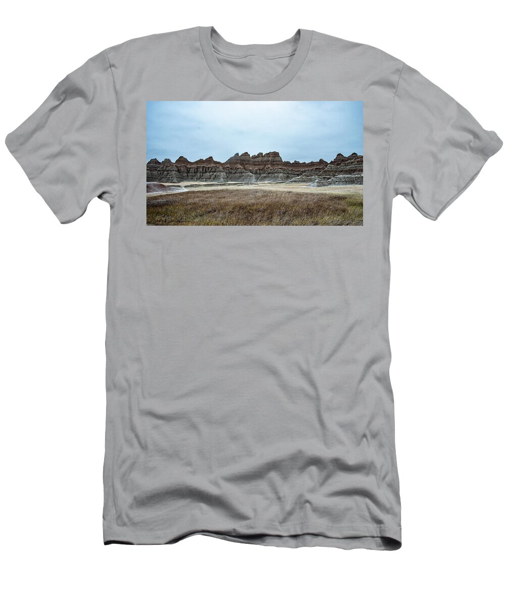  T-Shirt featuring the photograph Badlands 10 by Wendy Carrington