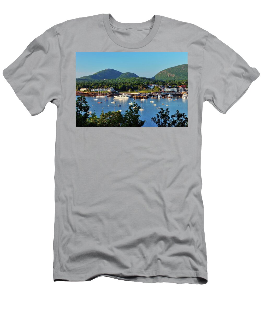 Bar Harbor T-Shirt featuring the photograph Bar Harbor 0376 by Greg Hartford