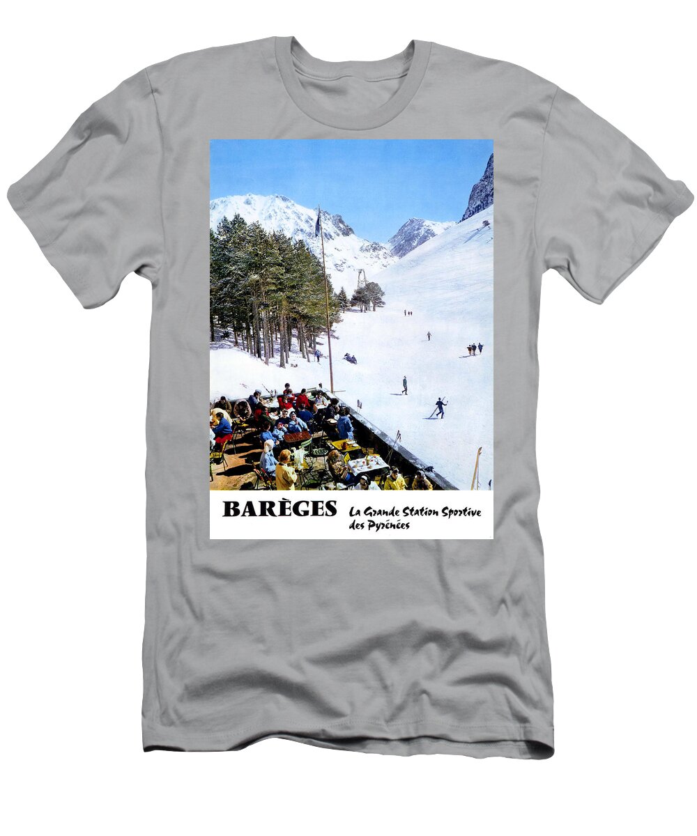 Bareges T-Shirt featuring the photograph Bareges by Long Shot