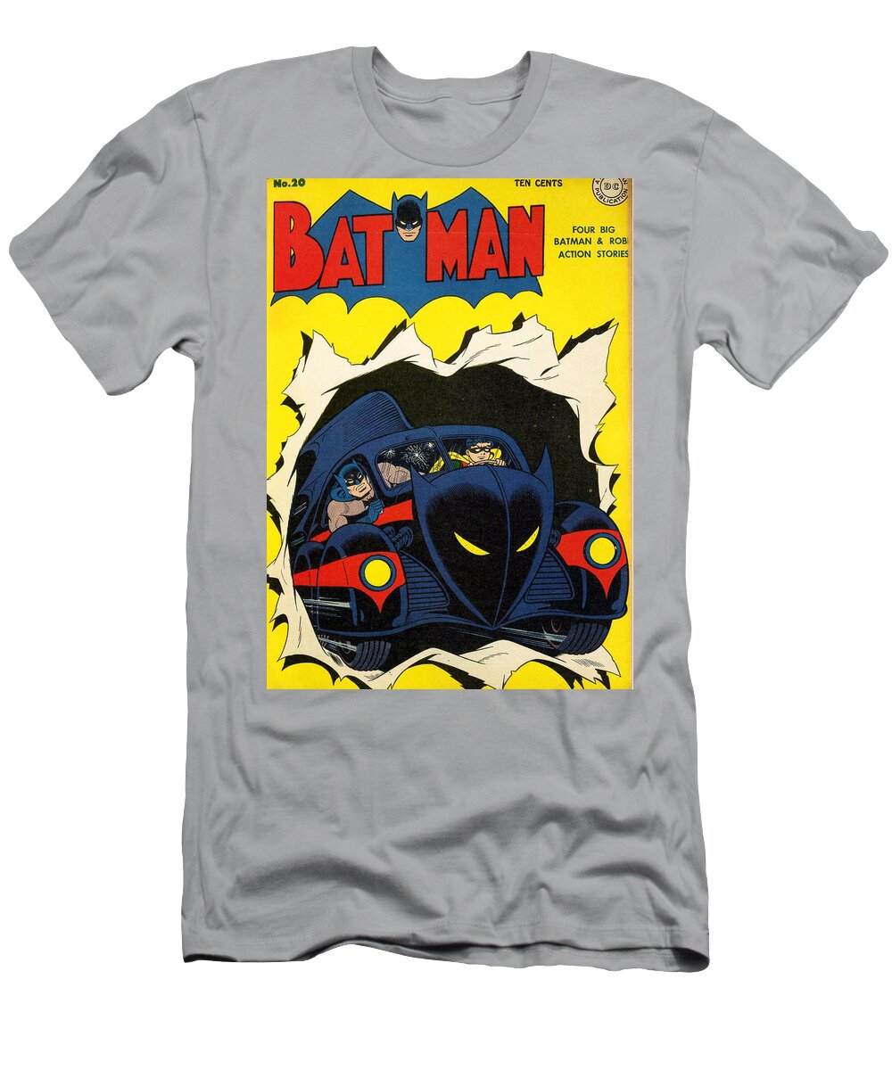 Batman Comics Cover T-Shirt by Tabitha Bateman - Pixels