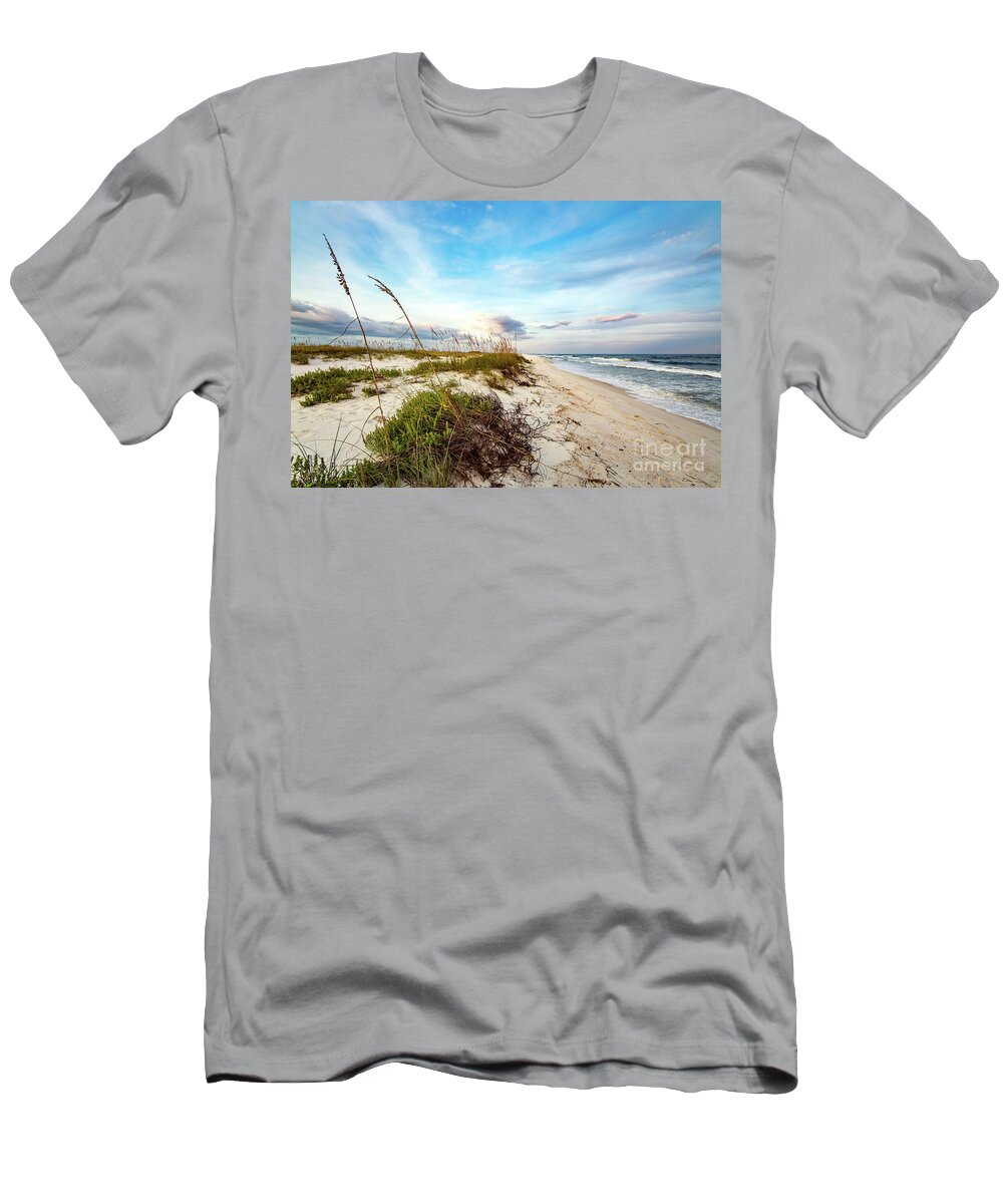 Dunes T-Shirt featuring the photograph Beachside Sand Dunes by Beachtown Views