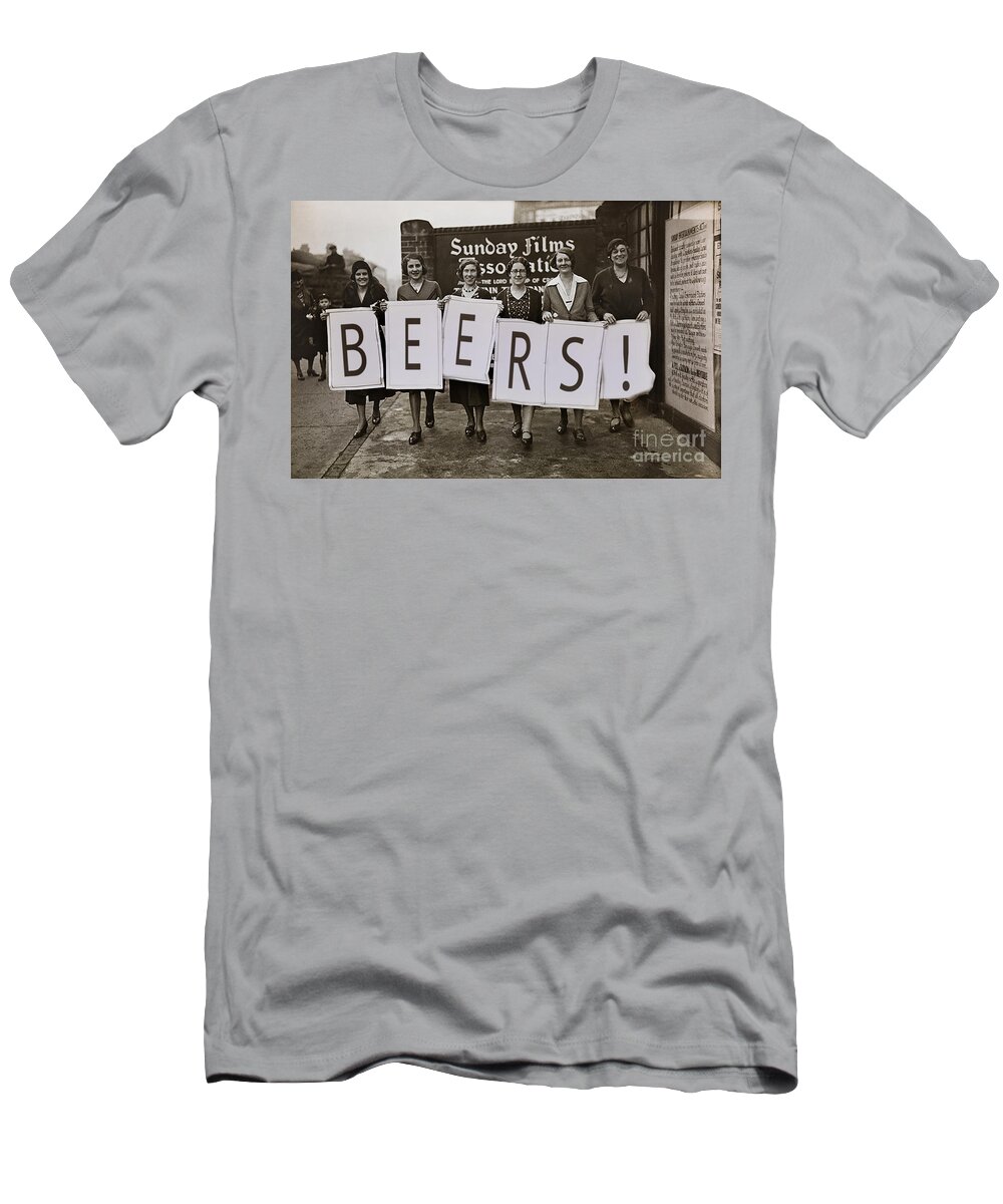 Prohibition T-Shirt featuring the photograph Beers by Jon Neidert