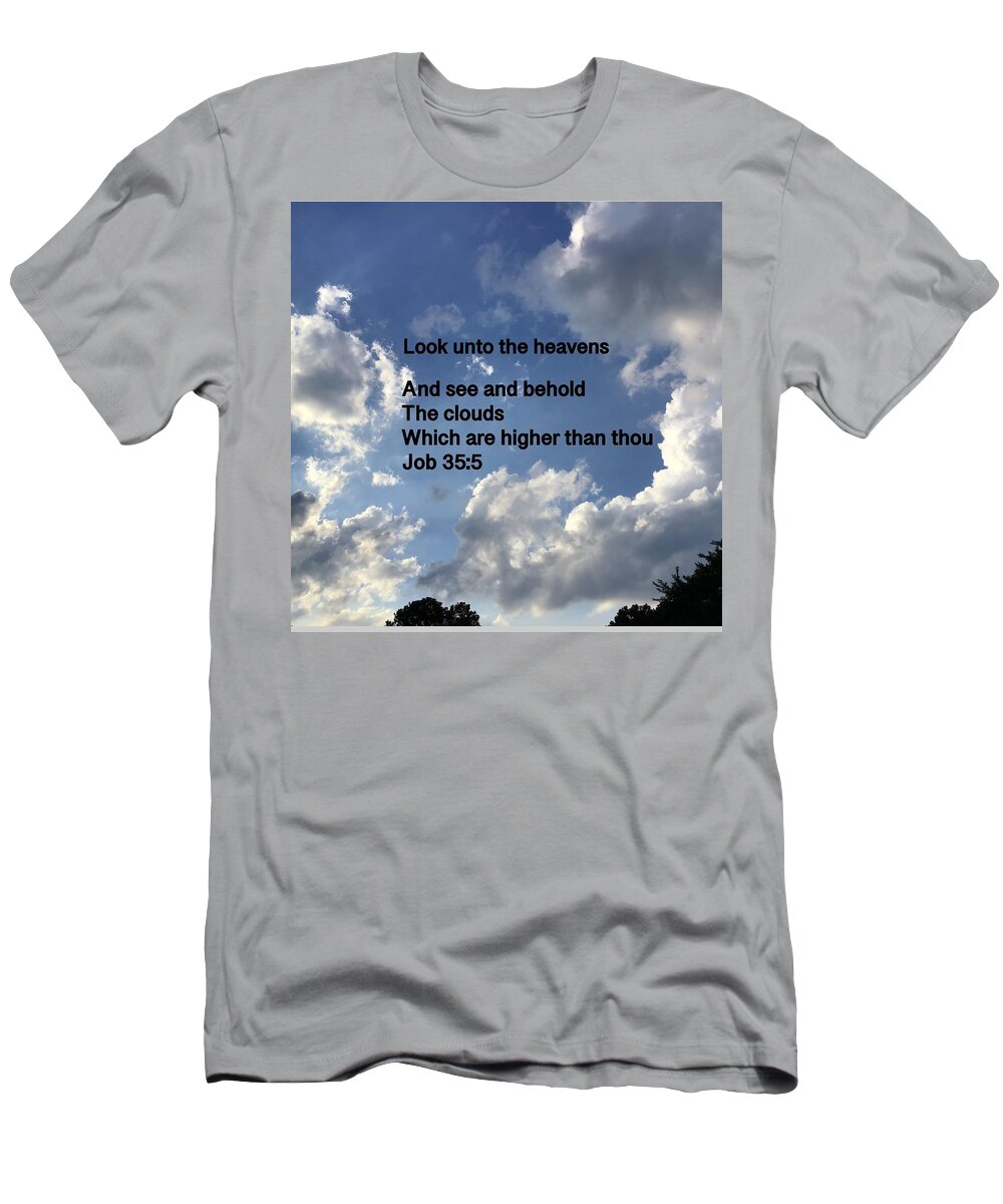 Heavens T-Shirt featuring the photograph Behold the Clouds by Catherine Wilson