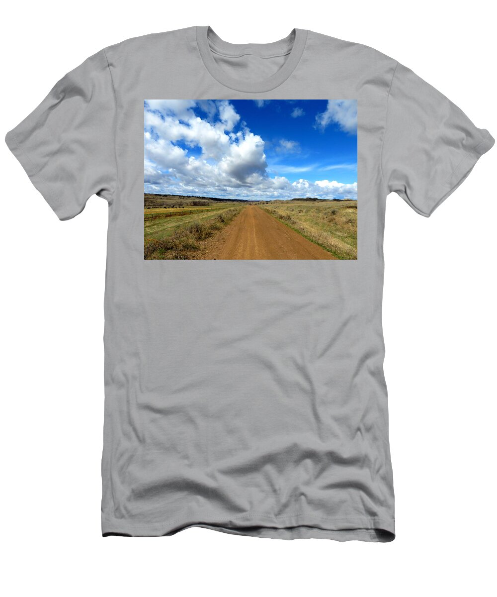 Big Sky T-Shirt featuring the photograph Big Sky Clouds Forever by Katie Keenan
