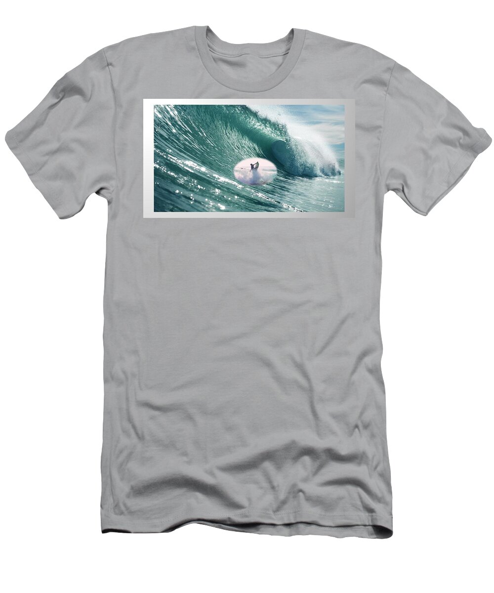 Surfing T-Shirt featuring the photograph Big Wave Big Talent by Nancy Ayanna Wyatt