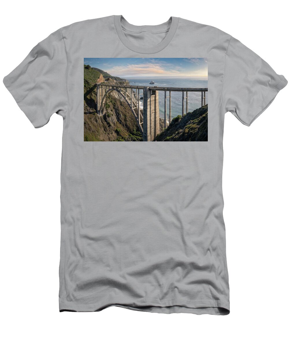 24-70mm T-Shirt featuring the photograph Bixby by Steve Berkley