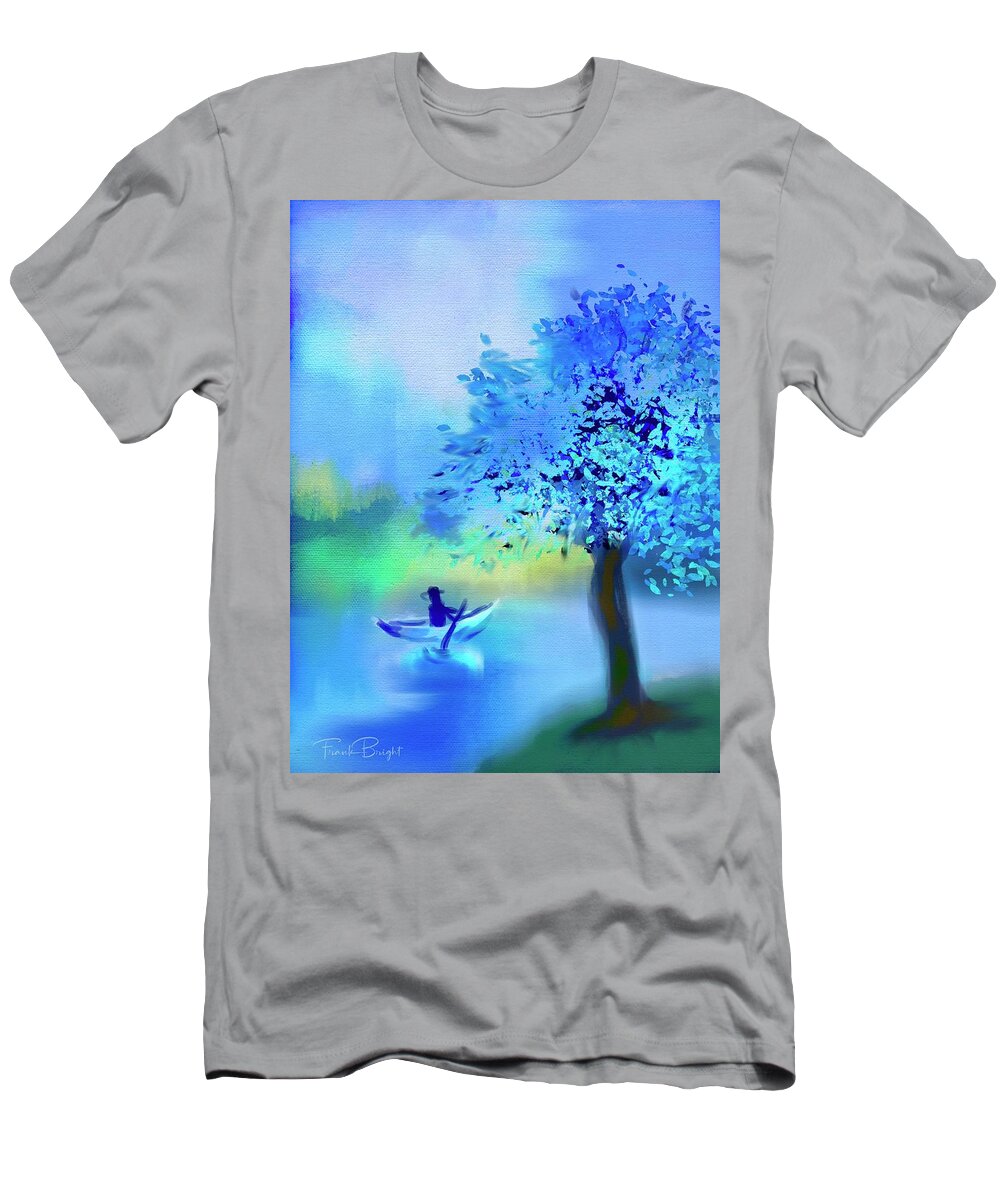 Ipad Painting T-Shirt featuring the digital art Boaters Dream by Frank Bright