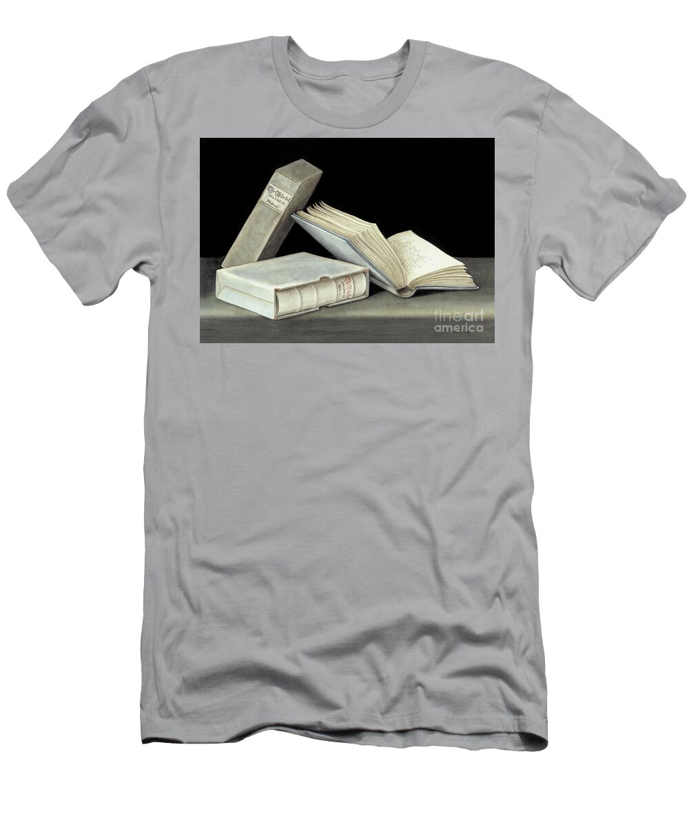 Book T-Shirt featuring the painting Book by Jenny Barron